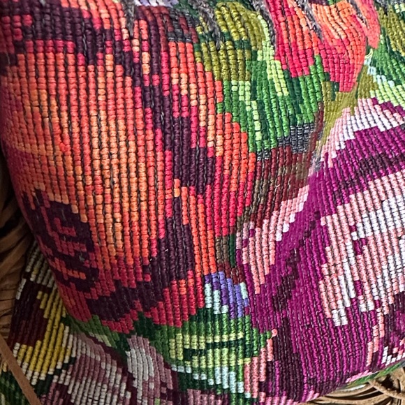 Bohemian Floral and Leather Fringe Hobo Bag - Picture 12 of 12